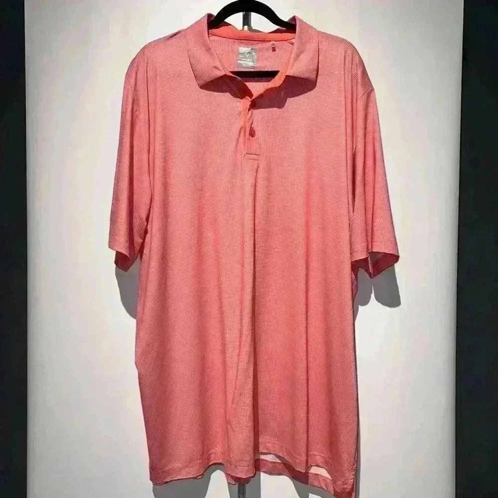 Callaway Coral Polo Shirt for Men